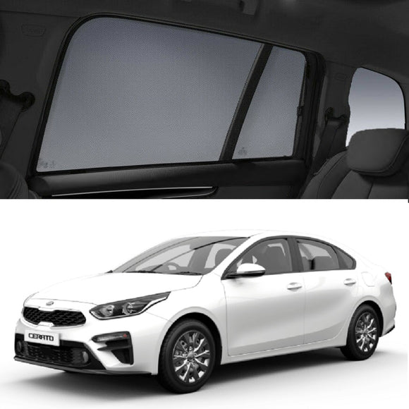 Car Sun Shade For KIA Cerato Sedan 2019-2022 BD | Car Shades | Magnetic Car Window Sun Shades | Snap Shades Alternative 