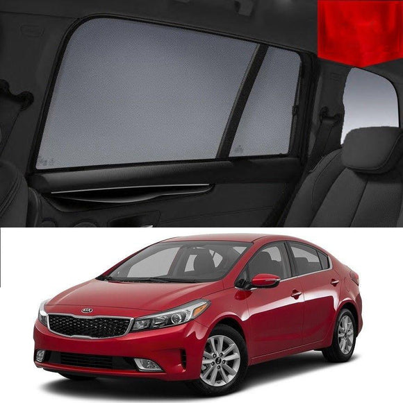 Car Sun Shade For KIA Cerato Sedan 2013-2019 YD | Car Shades | Magnetic Car Window Sun Shades | Snap Shades Alternative 