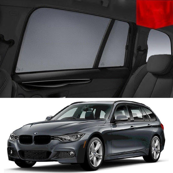 Car Sun Shade For BMW 3 Series 2012-2019 F31 Wagon  | Car Shades | Magnetic Car Window Sun Shades | Snap Shades Alternative 