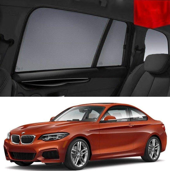Car Sun Shade For BMW 2 Series 2014-2022 F22  | Car Shades | Magnetic Car Window Sun Shades | Snap Shades Alternative 