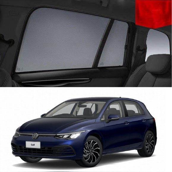 Volkswagen GOLF 8 MK8 Hatchback 5D 2021-2024 | Car Shades Snap on Car Window Sun Shades