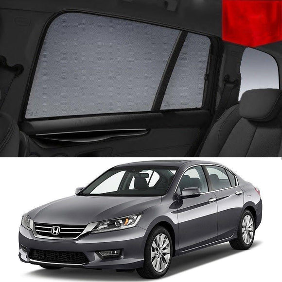 Car Sun Shade For HONDA Accord 9th Gen 2013-2017 | Car Shades | Magnetic Car Window Sun Shades | Snap Shades Alternative 