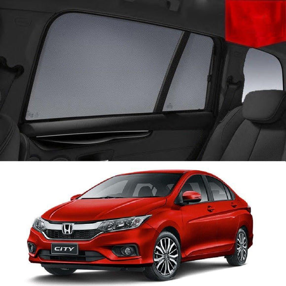 Car Sun Shade For HONDA CITY 2014-2019   | Car Shades | Magnetic Car Window Sun Shades | Snap Shades Alternative 