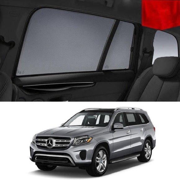 Car Sun Shade For MERCEDES-BENZ GL-Class 2012-2018 X166   | Car Shades | Magnetic Car Window Sun Shades | Snap Shades Alternative 