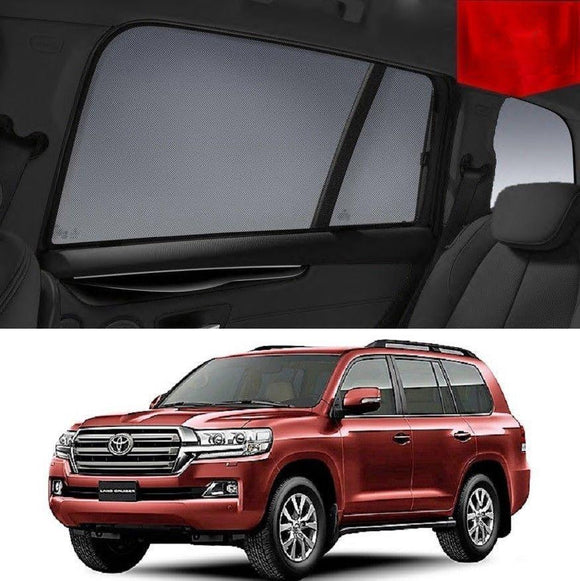 Car Sun Shade For TOYOTA Landcruiser 200 2016-2021 | Car Shades | Magnetic Car Window Sun Shades | Snap Shades Alternative 