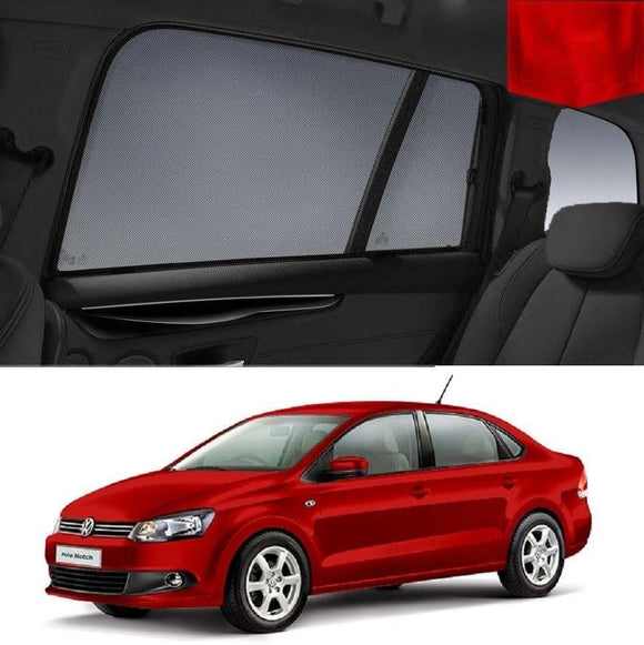 Car Sun Shade For Volkswagen POLO Sedan 2009- 2017   | Car Shades | Magnetic Car Window Sun Shades | Snap Shades Alternative 