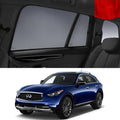 INFINITI QX70 2014 - 2018 | Car Shades Snap On Car Window Sun Shades