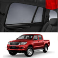 TOYOTA HILUX Double Cab 2011-2015 | Car Shades Snap On Car Window Sun Shades