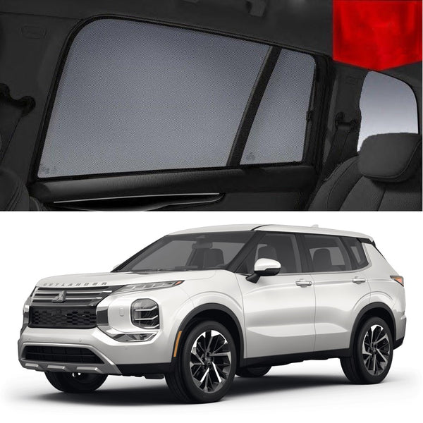 Mitsubishi Outlander 2021-2024 GN 4th Gen | Car Shades Snap on Car Window Sun Shades