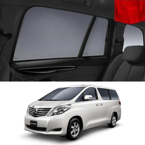 Car Sun Shade For TOYOTA ALPHARD 2008-2015 | Car Shades | Magnetic Car Window Sun Shades | Snap Shades Alternative 