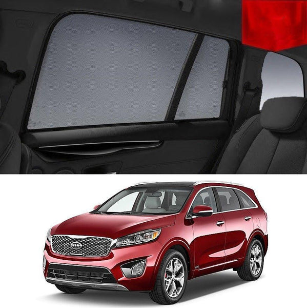 Car Sun Shade For KIA Sorento 2015-2021 UM | Car Shades | Magnetic Car Window Sun Shades | Snap Shades Alternative 