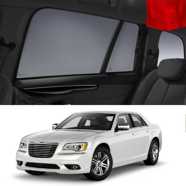 Car Sun Shade For Chrysler 300 /SRT 2014-2018   | Car Shades | Magnetic Car Window Sun Shades | Snap Shades Alternative 