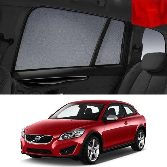 Car Sun Shade For VOLVO 2007-2013 C30   | Car Shades | Magnetic Car Window Sun Shades | Snap Shades Alternative 