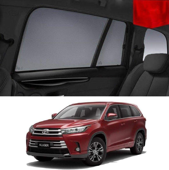 Car Sun Shade For TOYOTA KLUGER 2014-2021 GSU50R/55R  | Car Shades | Magnetic Car Window Sun Shades | Snap Shades Alternative 