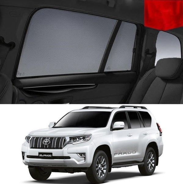 Car Sun Shade For TOYOTA Landcruiser PRADO J150 2017-2022 | Car Shades | Magnetic Car Window Sun Shades | Snap Shades Alternative 