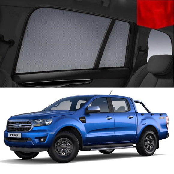 FORD Ranger 2015-2022 | Car Shades Snap On Car Window Sun Shades