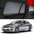 MERCEDES-BENZ C-Class Sedan W204 2007-2016 | Car Shades Snap On Car Window Sun Shades