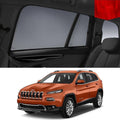 JEEP Cherokee 2014-2024 KL | Car Shades Snap On Car Window Sun Shades