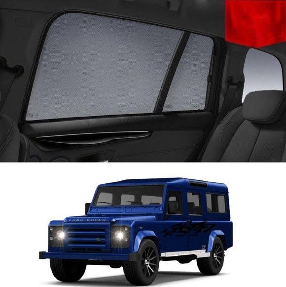 Car Sun Shade For Land Rover Defender 5 Door 2007-2017   | Car Shades | Magnetic Car Window Sun Shades | Snap Shades Alternative 