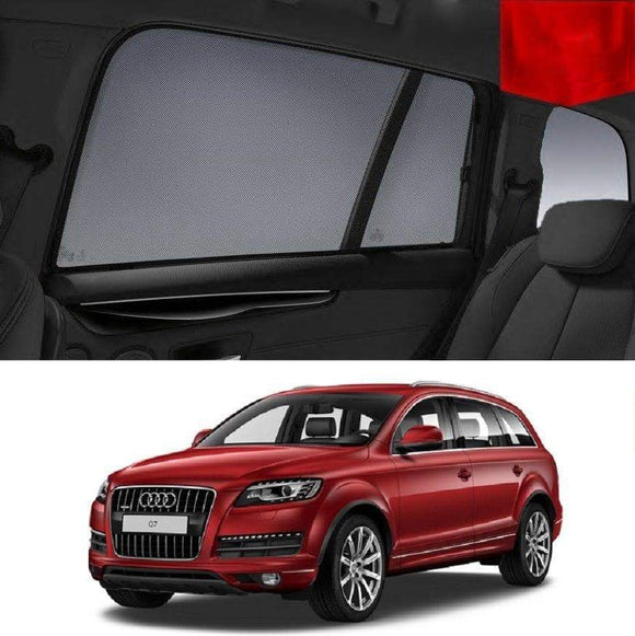 Car Sun Shade For AUDI Q7 4L 2010-2015  | Car Shades | Magnetic Car Window Sun Shades | Snap Shades Alternative 