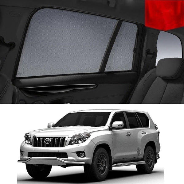 Car Sun Shade For TOYOTA Landcruiser PRADO J150 2009-2012 | Car Shades | Magnetic Car Window Sun Shades | Snap Shades Alternative 