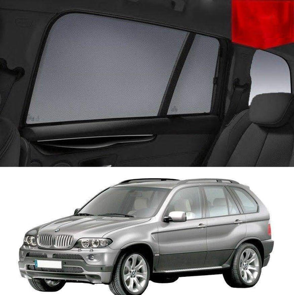 Car Sun Shade For BMW X5 2000-2007 E53  | Car Shades | Magnetic Car Window Sun Shades | Snap Shades Alternative 