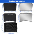 Tesla Model 3 2017-2025 | Roof Sun Shades| Car Shades | Snap Car Roof Sun Shades| Car Sun Shade