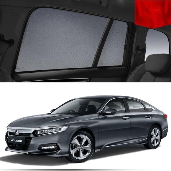 Car Sun Shade For HONDA Accord 10th Gen 2018-2022 | Car Shades | Magnetic Car Window Sun Shades | Snap Shades Alternative 