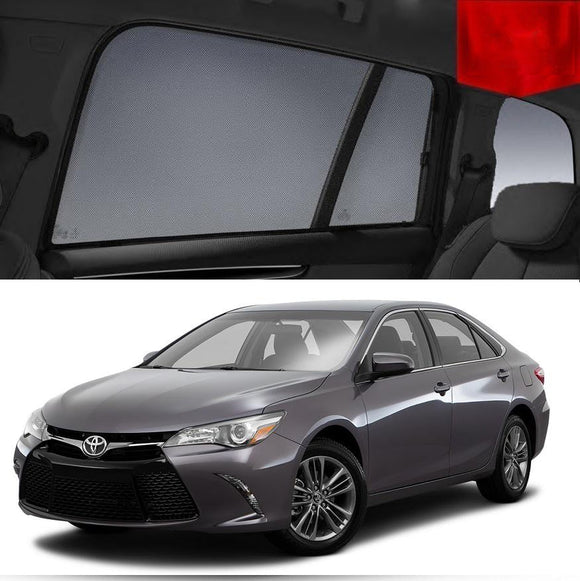 Car Sun Shade For TOYOTA Camry 2011-2017 XV50  | Car Shades | Magnetic Car Window Sun Shades | Snap Shades Alternative 