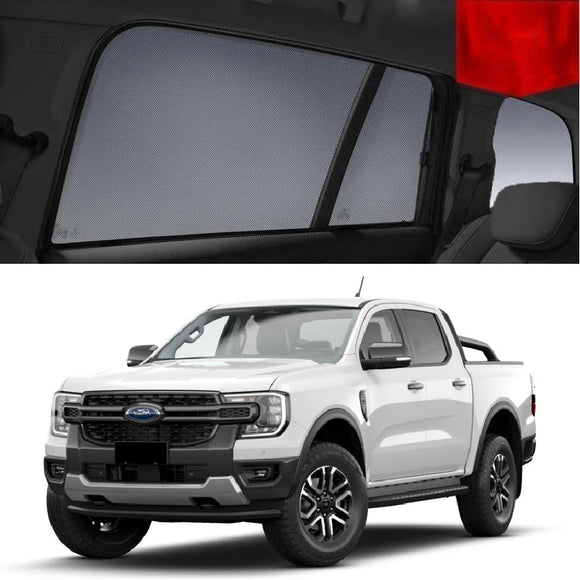 FORD Ranger 2022-2025 | Car Shades Snap on Car Window Sun Shades