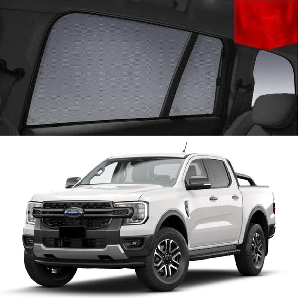 FORD Ranger 2022-2024 | Car Shades Snap on Car Window Sun Shades