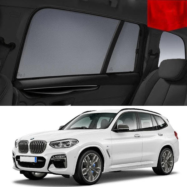 Car Sun Shade For BMW X3 2017-2022 G01 | Car Shades | Magnetic Car Window Sun Shades | Snap Shades Alternative 