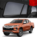 Mitsubishi Triton 2019-2025 MR | Car Shades Snap On Car Window Sun Shades