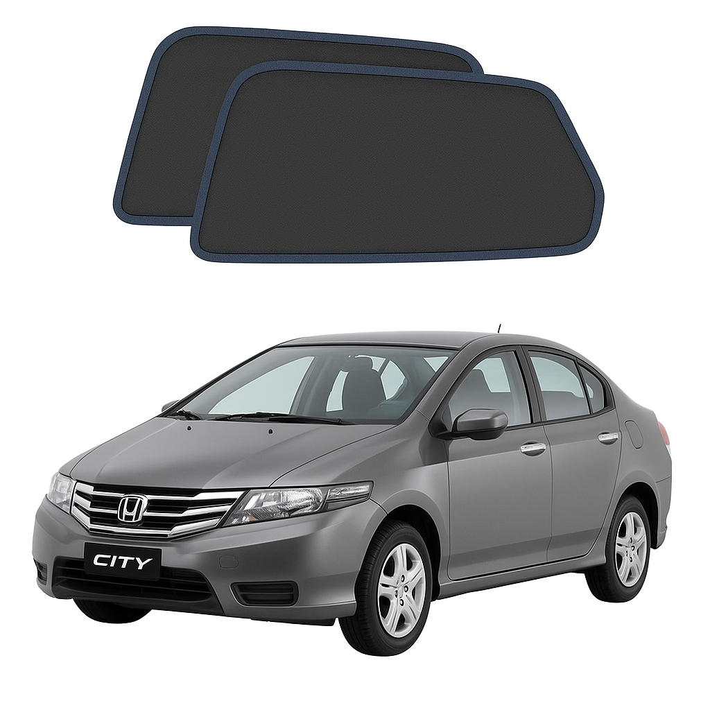 HONDA CITY 2009-2014 | Car Shades Snap On Car Window Sun Shades