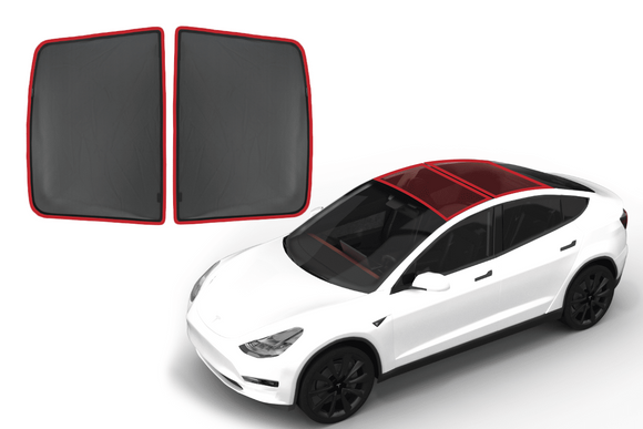 Tesla Model 3 2017-2024 | Roof Sun Shades| Car Shades | Snap Car Roof Sun Shades| Car Sun Shade