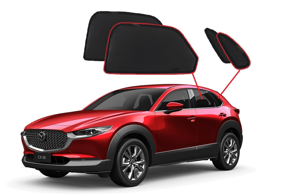 Mazda CX-30 DM 2019-2026| Car Shades Snap On Car Window Sun Shades