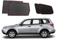 SUBARU Forester 2008-2012 S3 | Car Shades Snap On Car Window Sun Shades