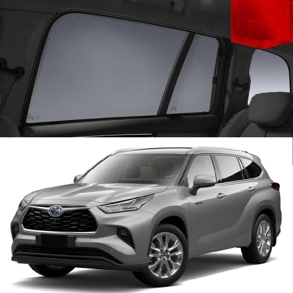 TOYOTA KLUGER 2021-2024 | Car Shades Snap On Car Window Sun Shades