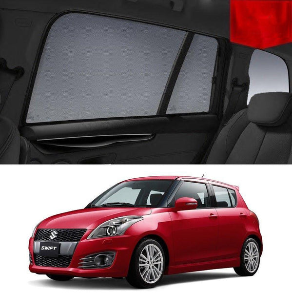 Car Sun Shade For SUZUKI SWIFT 2011-2017 | Car Shades | Magnetic Car Window Sun Shades | Snap Shades Alternative 