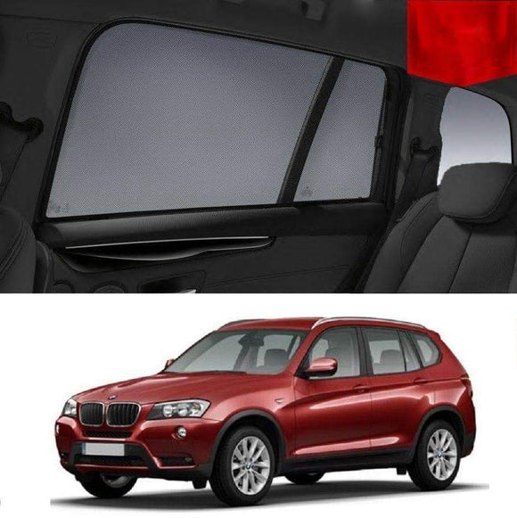 Car Sun Shade For BMW X3 2011-2014 F25  | Car Shades | Magnetic Car Window Sun Shades | Snap Shades Alternative 