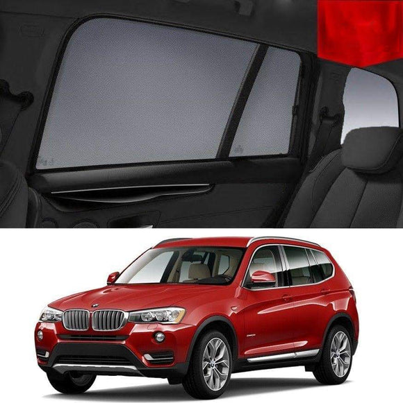 Car Sun Shade For BMW X3 2014-2018 F25 LCI  | Car Shades | Magnetic Car Window Sun Shades | Snap Shades Alternative 