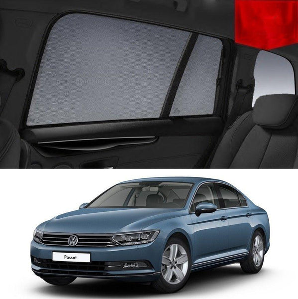 Car Sun Shade For Volkswagen Passat Sedan 2014 - 2018 B8  | Car Shades | Magnetic Car Window Sun Shades | Snap Shades Alternative 