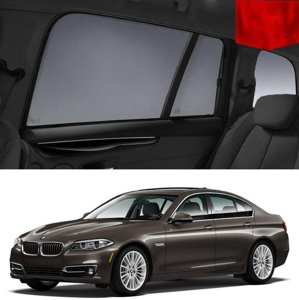 Car Sun Shade For BMW 5 Series 2010-2016 F10  | Car Shades | Magnetic Car Window Sun Shades | Snap Shades Alternative 