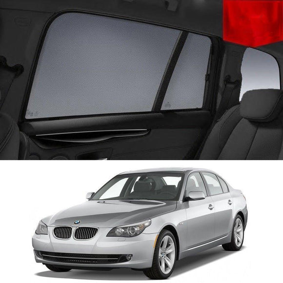Car Sun Shade For BMW 5 Series 2003-2010 E60  | Car Shades | Magnetic Car Window Sun Shades | Snap Shades Alternative 