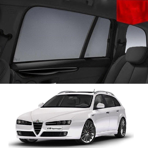 Car Sun Shade For ALFA ROMEO 159 Wagon 2006-2012 | Car Shades | Magnetic Car Window Sun Shades | Snap Shades Alternative 