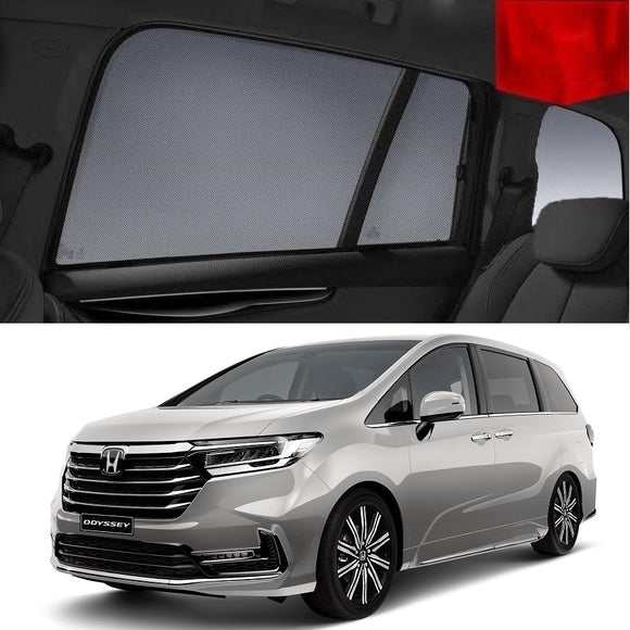 HONDA Odyssey 2014-2023 5th Gen | Car Shades | Magnetic Snap Car Window Sun Shades| Car Sun Shade