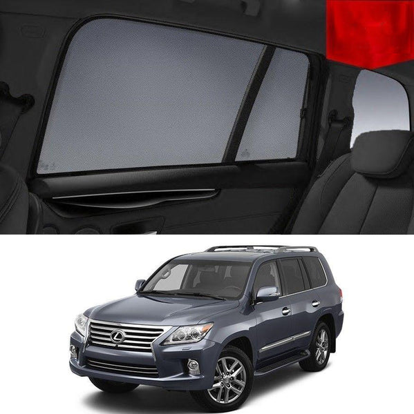 Car Sun Shade For LEXUS 2012-2015 LX570 SUV   | Car Shades | Magnetic Car Window Sun Shades | Snap Shades Alternative 