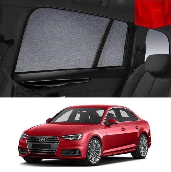 Car Sun Shade For AUDI A4 2015-2021 B9 | Car Shades | Magnetic Car Window Sun Shades | Snap Shades Alternative 