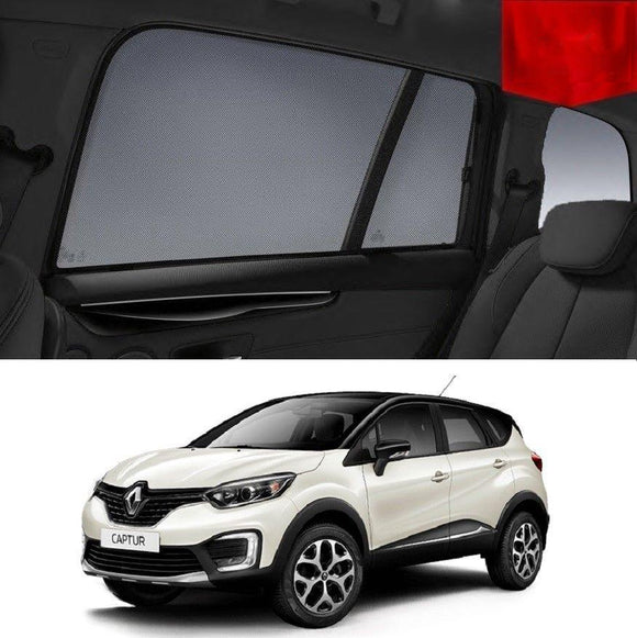 Car Sun Shade For Renault Captur 2014-2019   | Car Shades | Magnetic Car Window Sun Shades | Snap Shades Alternative 