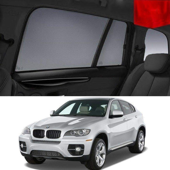 Car Sun Shade For BMW X6 2008-2014 E71   | Car Shades | Magnetic Car Window Sun Shades | Snap Shades Alternative 